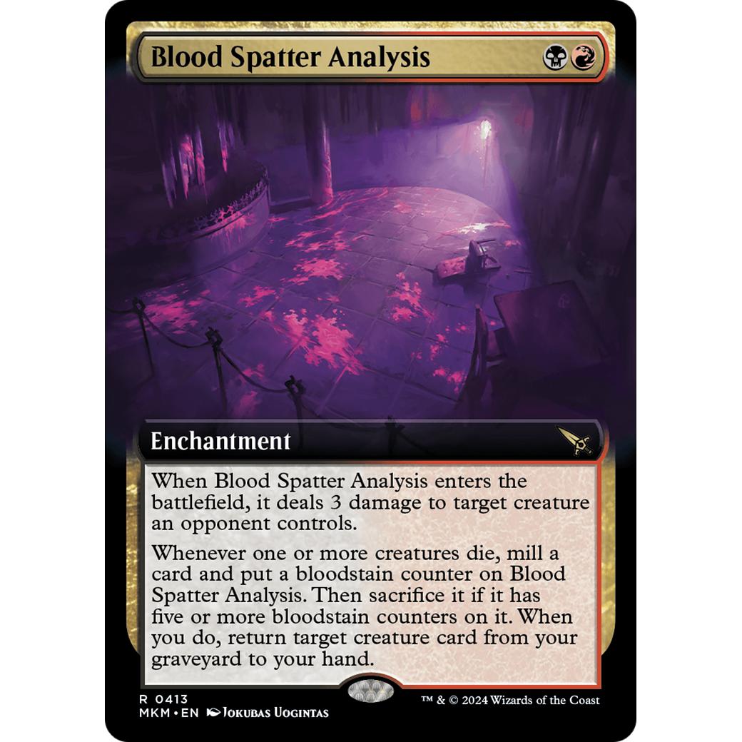 Blood Spatter Analysis #413
