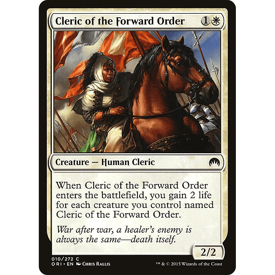 Cleric of the Forward Order #010