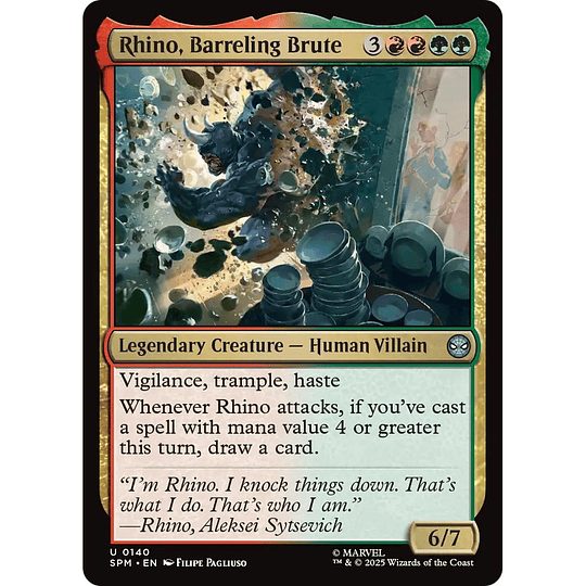 Rhino, Barreling Brute #140
