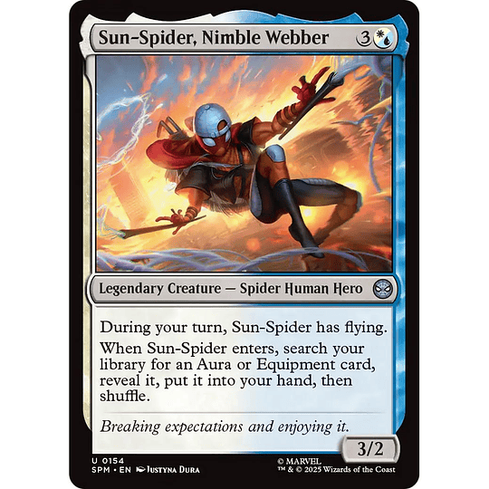 Sun-Spider, Nimble Webber #154