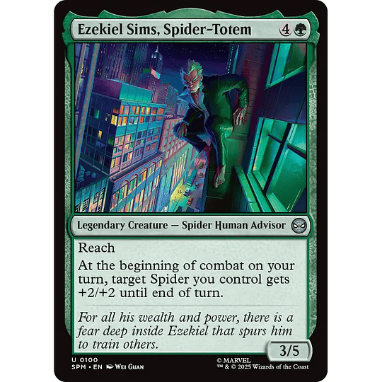 Ezekiel Sims, Spider-Totem #100