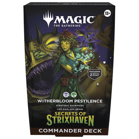Pack 5 commander deck Secrets of Strixhaven