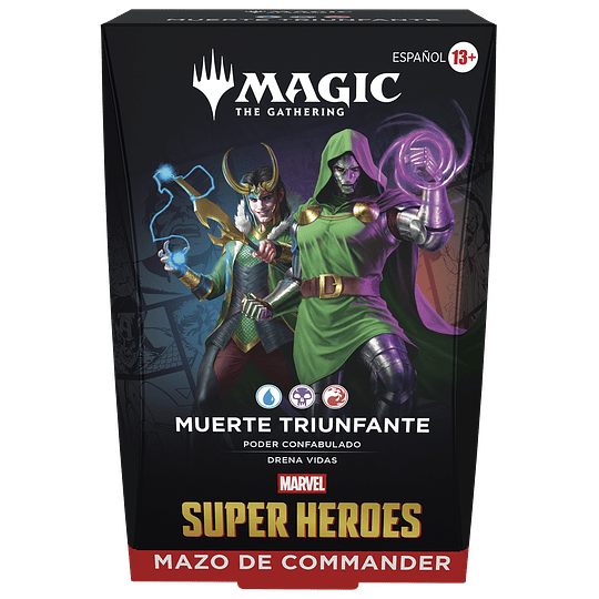 Pack 4 mazos Commander de Magic: Marvel Super Heroes