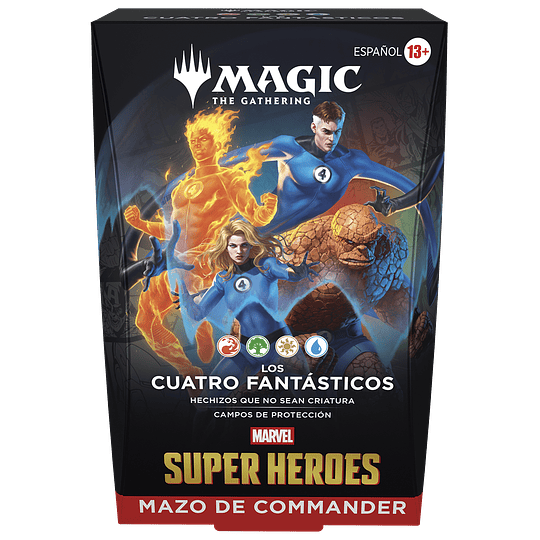 Pack 4 mazos Commander de Magic: Marvel Super Heroes