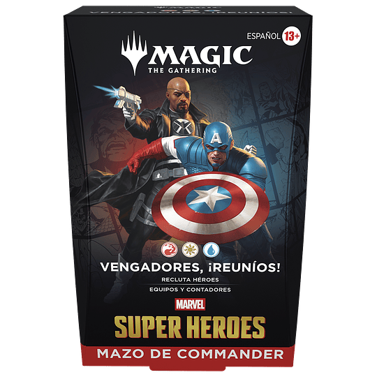 Pack 4 mazos Commander de Magic: Marvel Super Heroes