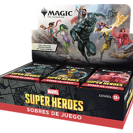 Play Booster Box Magic: Marvel Super Heroes(ingles)