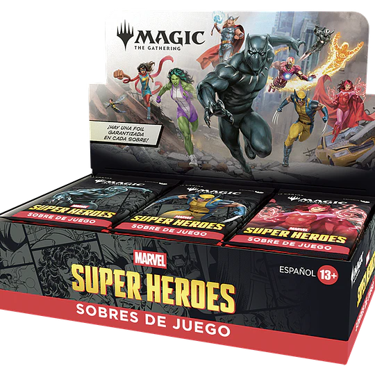 Play Booster Box Magic: Marvel Super Heroes(ingles)
