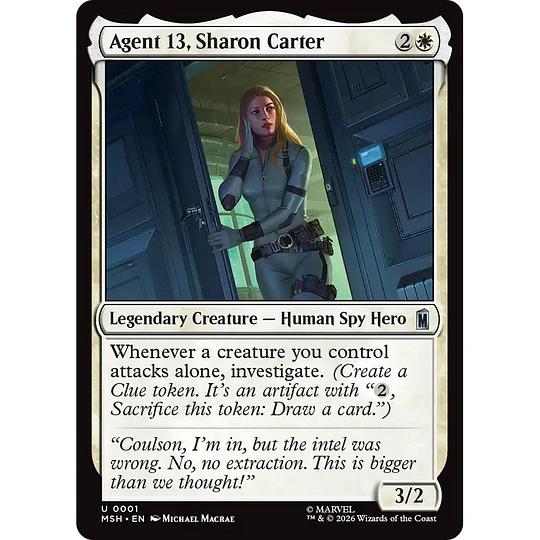 Agent 13, Sharon Carter #001