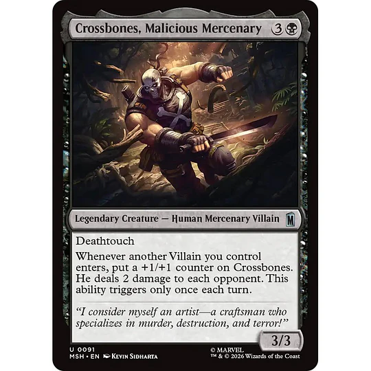 Crossbones, Malicious Mercenary #091