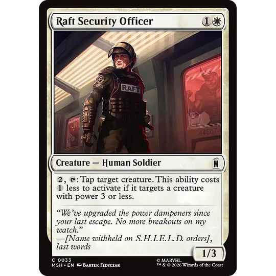 Raft Security Officer #033