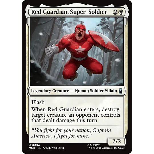 Red Guardian, Super-Soldier #034
