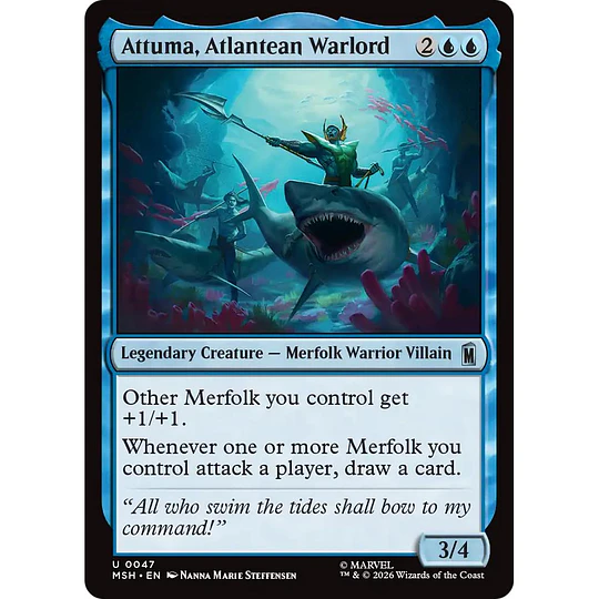 Attuma, Atlantean Warlord #047