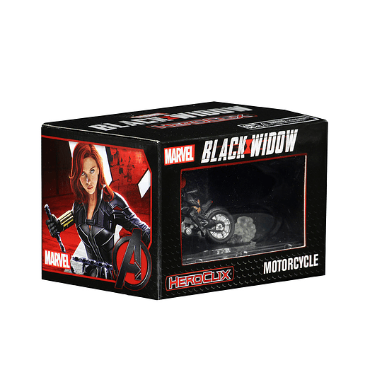 Marvel HeroClix: Black Widow Movie - Black Widow con motocicleta