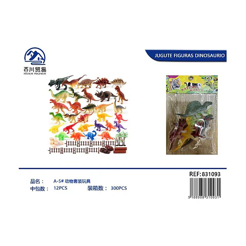 juguete figuras dinosaurio