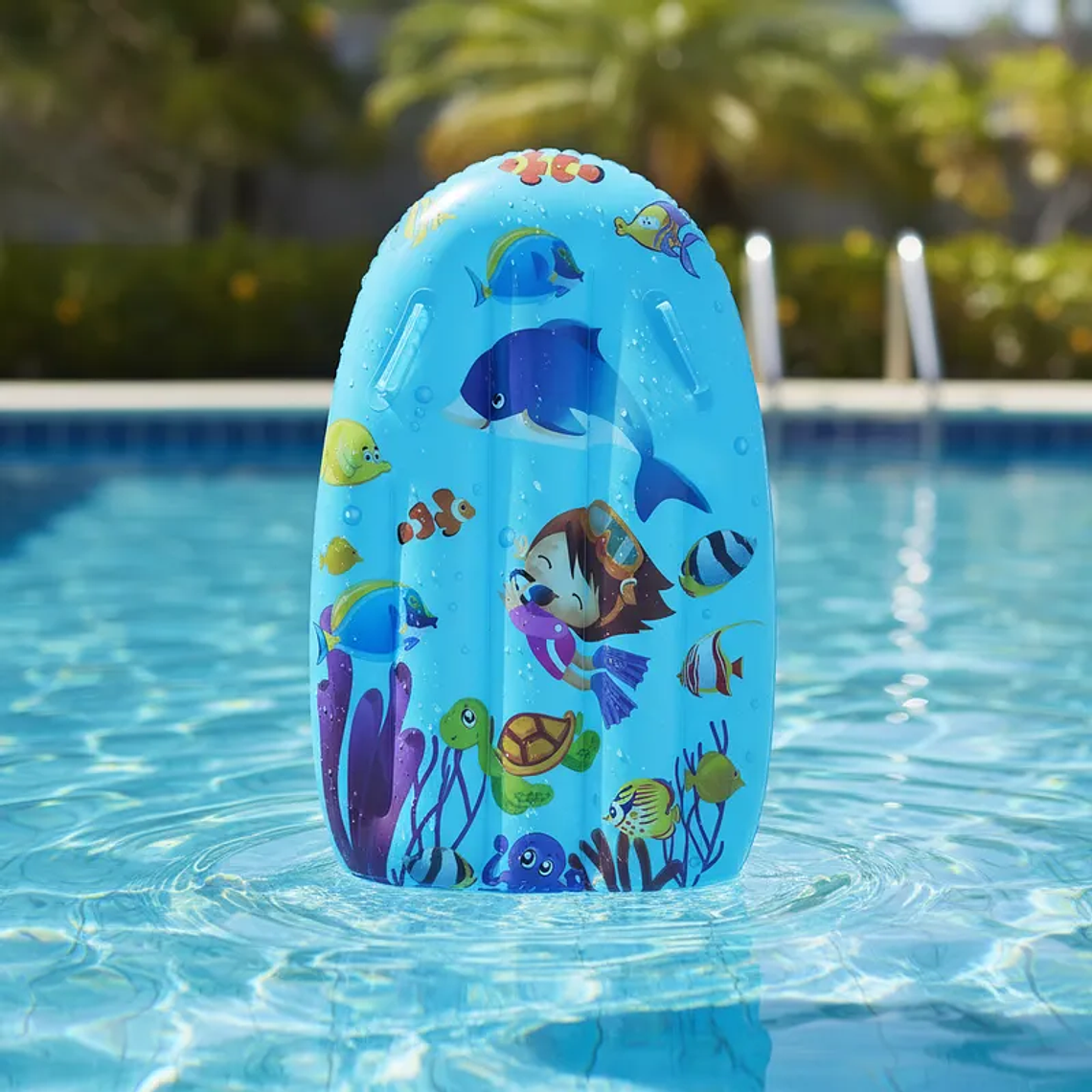 Colchoneta Inflable Flotador para Niños 100cm 6