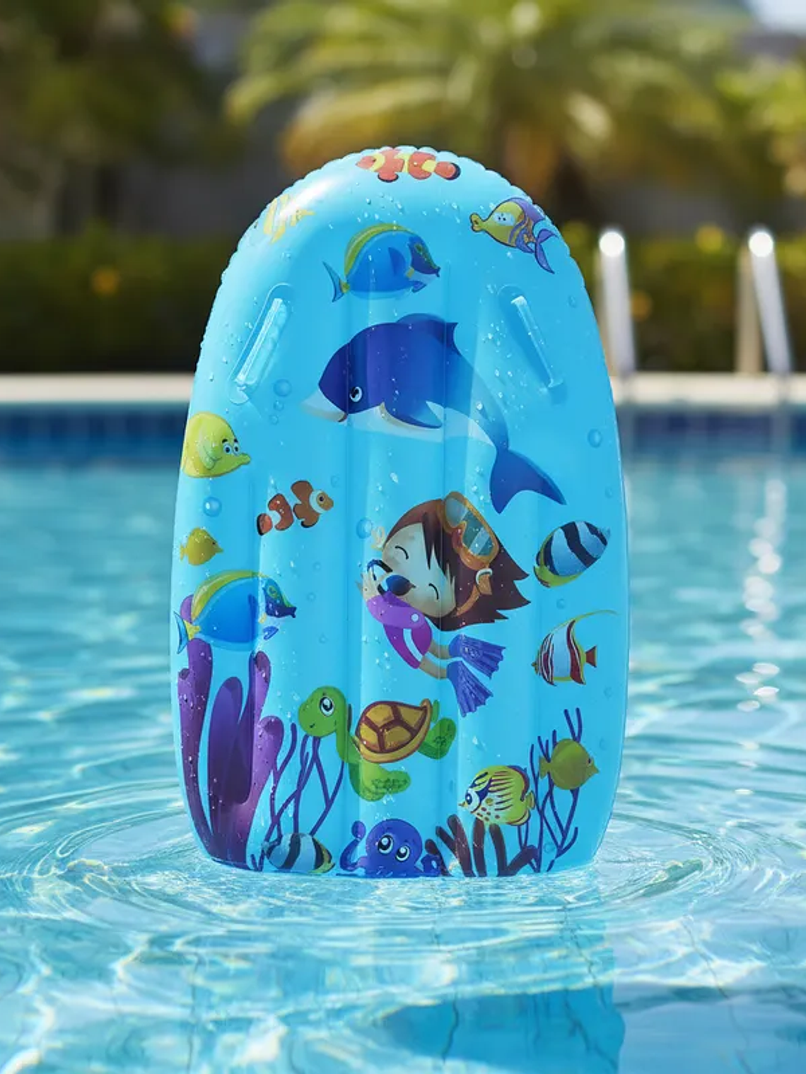 Colchoneta Inflable Flotador para Niños 100cm 6