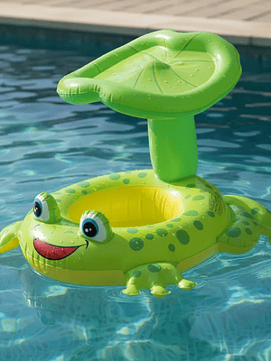 Flotador Infantil Diseño De Ranita 56cmx70cm