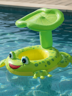 Flotador Infantil Diseño De Ranita 56cmx70cm