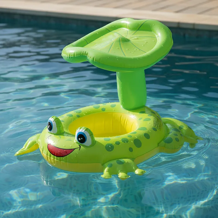 Flotador Infantil Diseño De Ranita 56cmx70cm 2