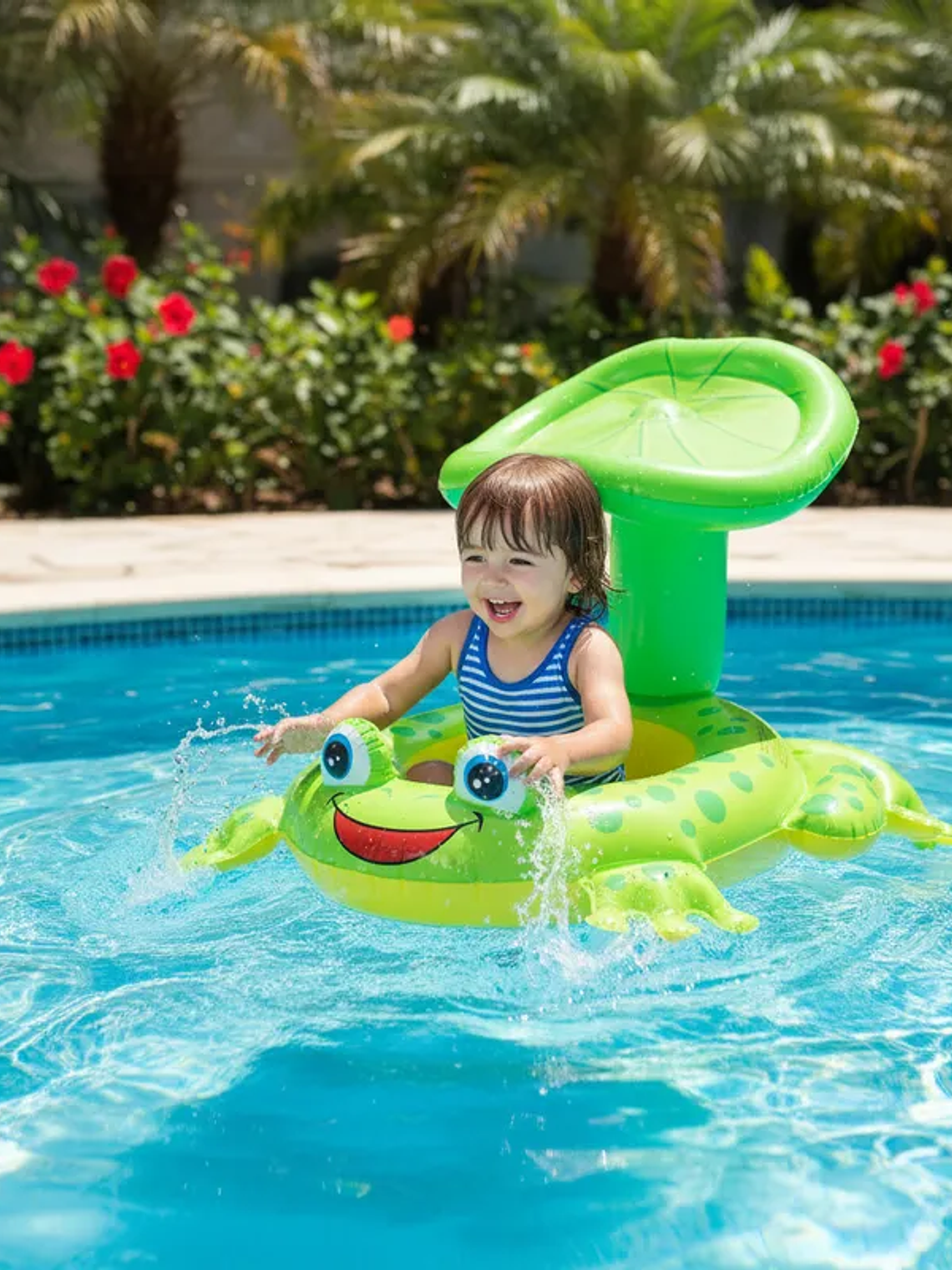 Flotador Infantil Diseño De Ranita 56cmx70cm 4