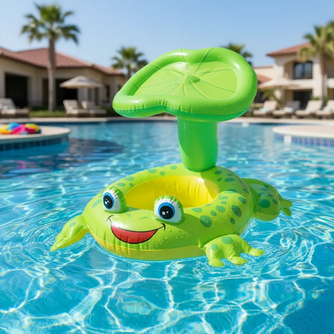 Flotador Infantil Diseño De Ranita 56cmx70cm 3