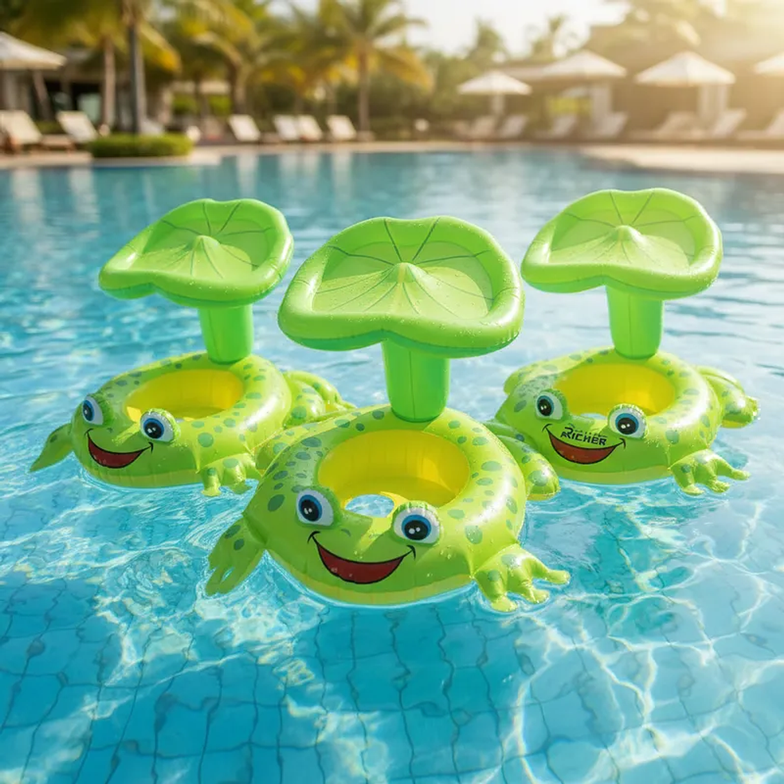 Flotador Infantil Diseño De Ranita 56cmx70cm 5