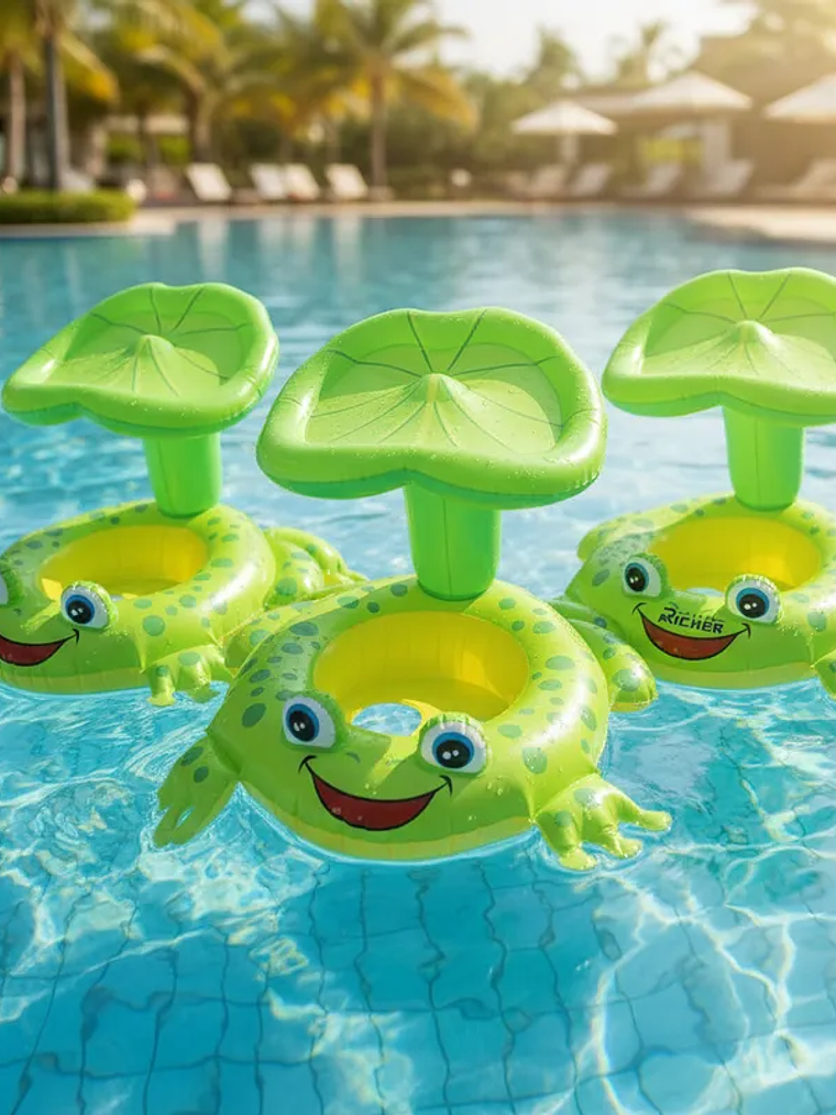 Flotador Infantil Diseño De Ranita 56cmx70cm 5