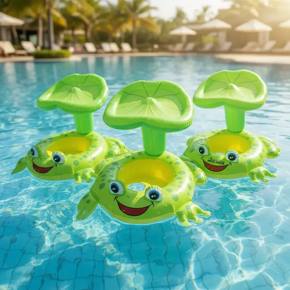 Flotador Infantil Diseño De Ranita 56cmx70cm 5