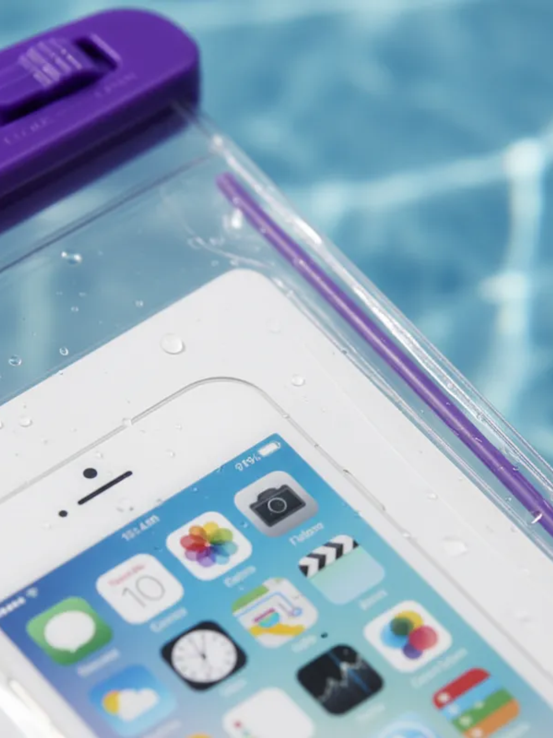 1 Pieza De Funda Para Celular Generica Impermeable 20cmx10cm 4