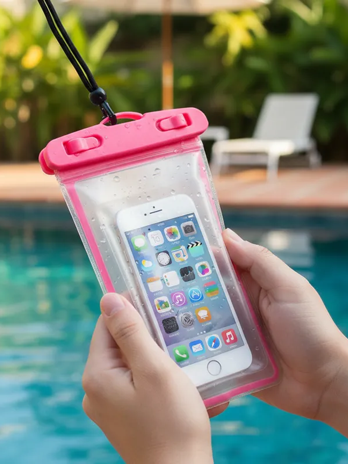 1 Pieza De Funda Para Celular Generica Impermeable 20cmx10cm 13