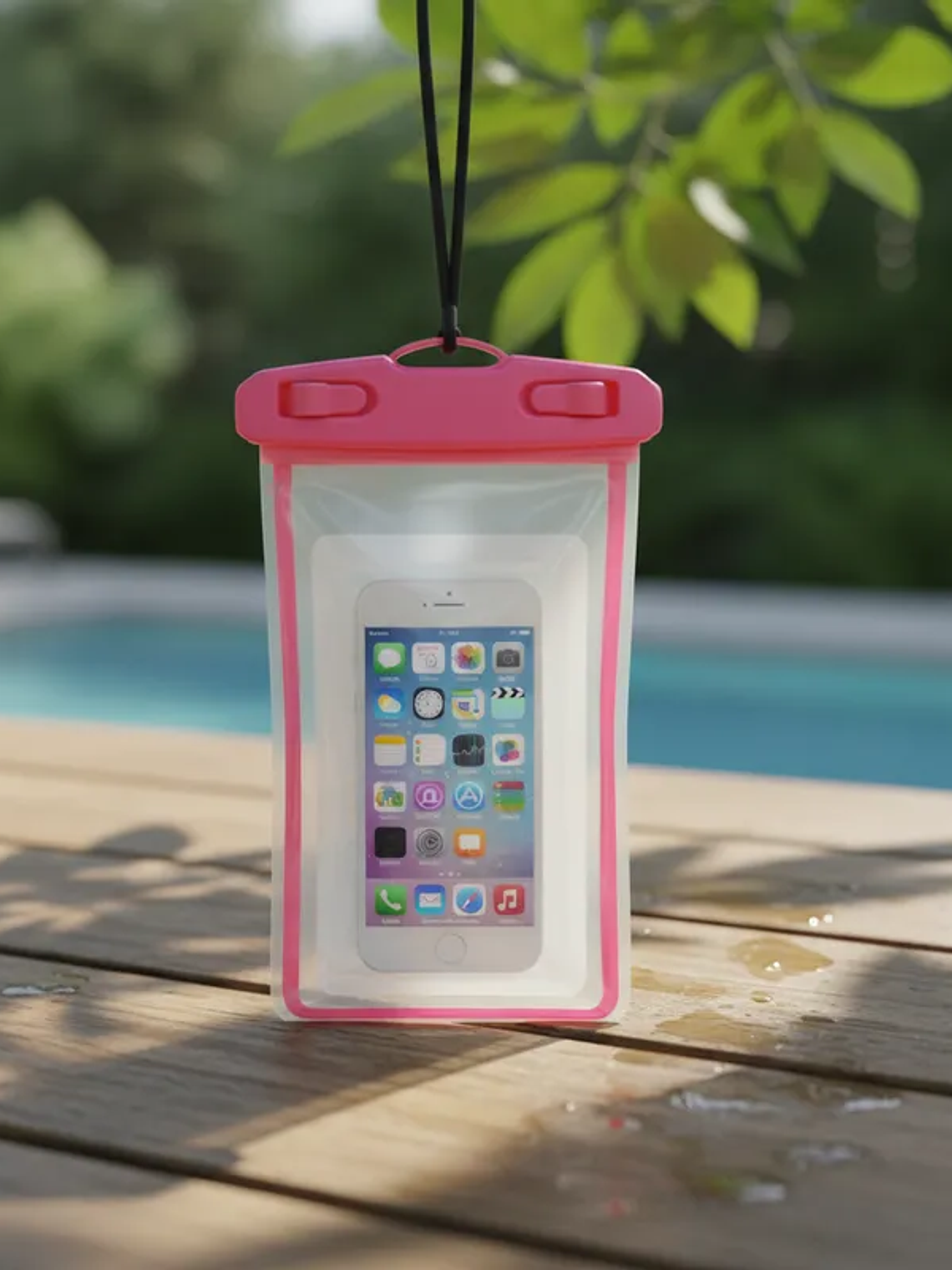 1 Pieza De Funda Para Celular Generica Impermeable 20cmx10cm 14