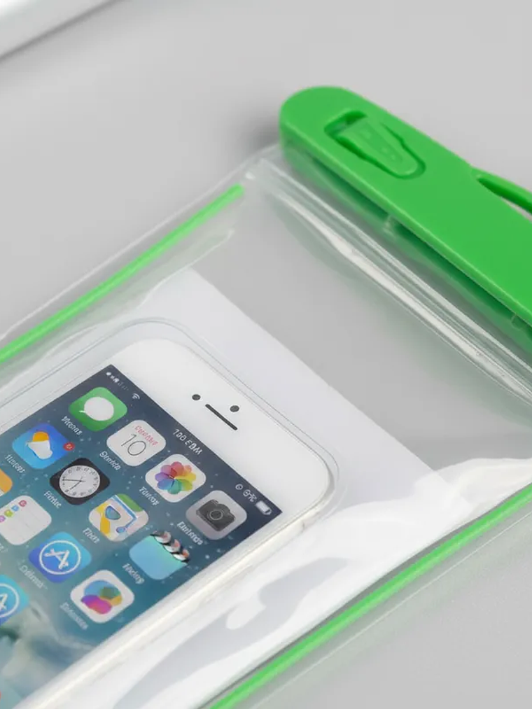 1 Pieza De Funda Para Celular Generica Impermeable 20cmx10cm 16