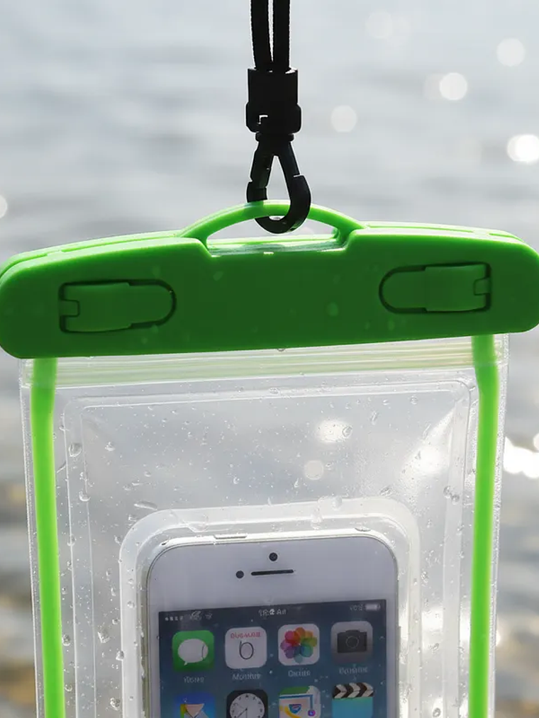 1 Pieza De Funda Para Celular Generica Impermeable 20cmx10cm 17