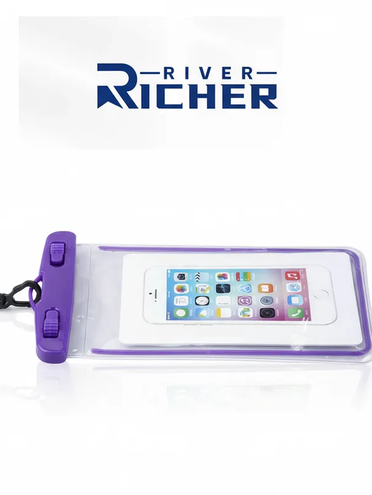 1 Pieza De Funda Para Celular Generica Impermeable 20cmx10cm 6