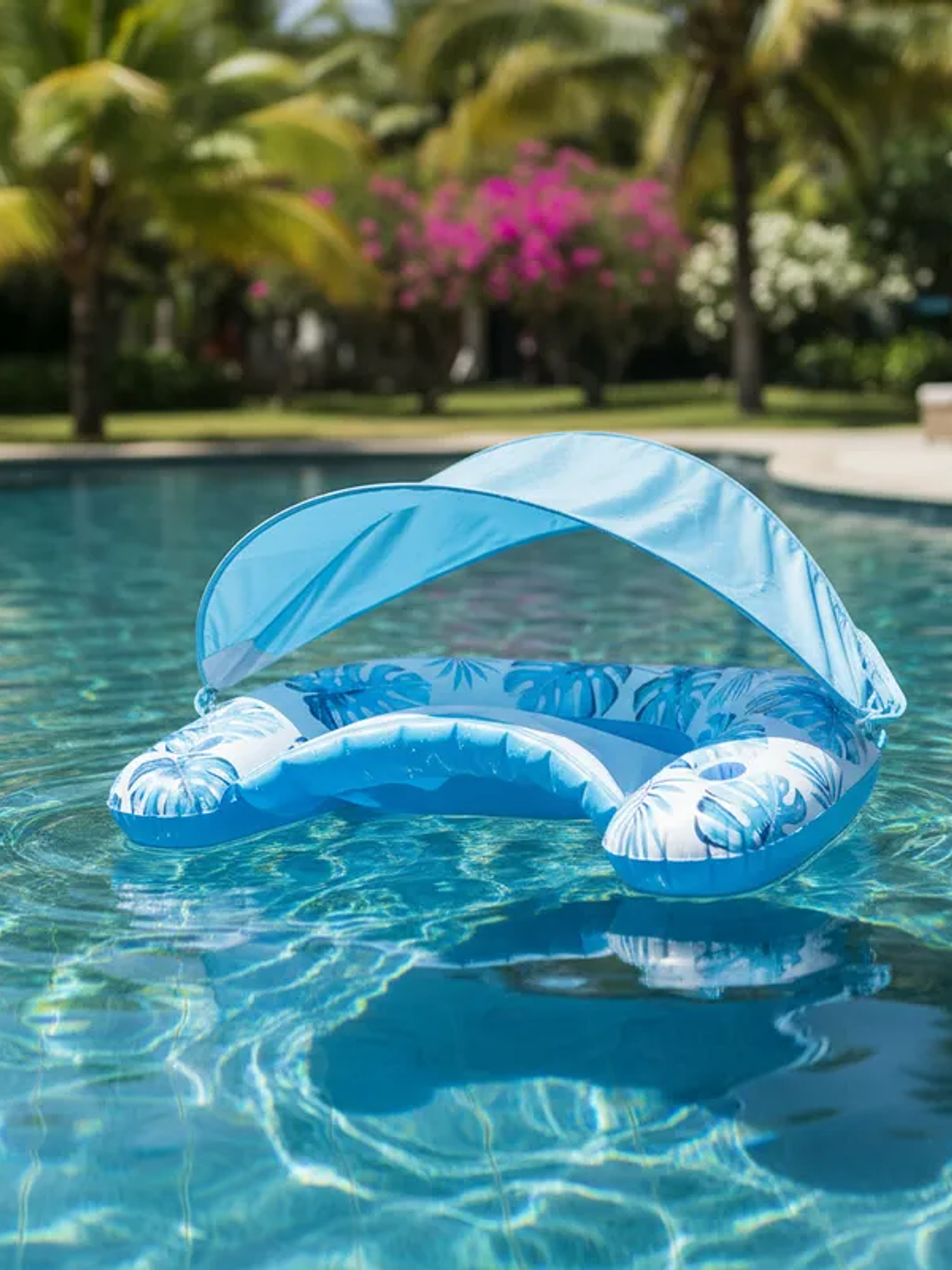 Flotador Con Carpa Para El Sol 110cmx92cm 5