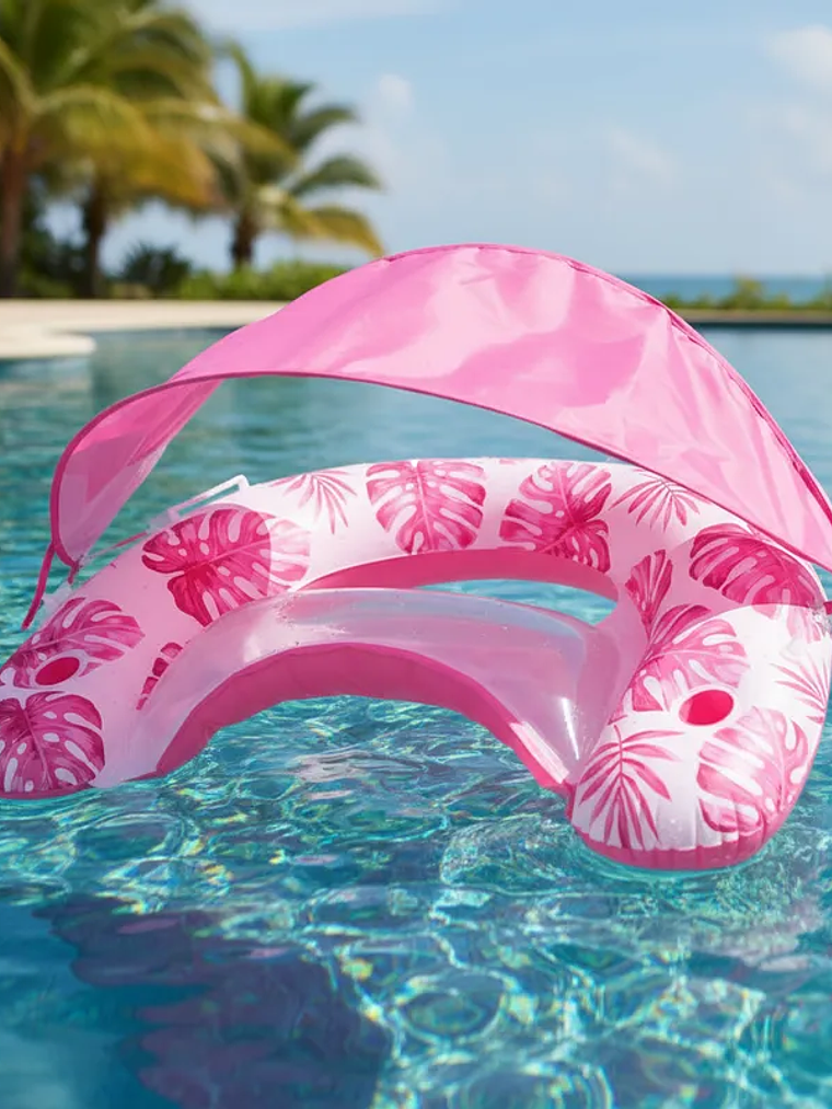 Flotador Con Carpa Para El Sol 110cmx92cm 14