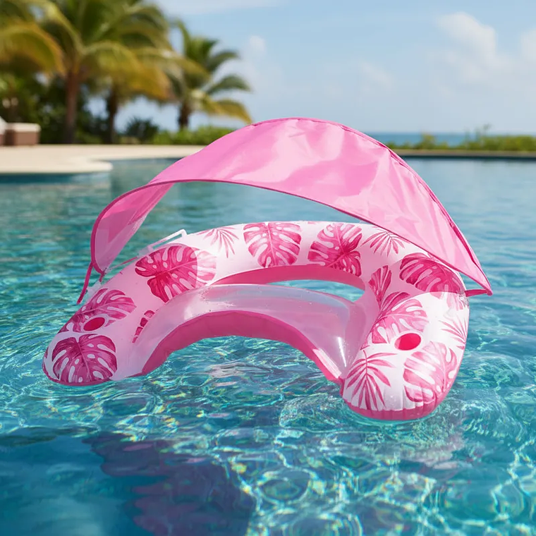 Flotador Con Carpa Para El Sol 110cmx92cm 14