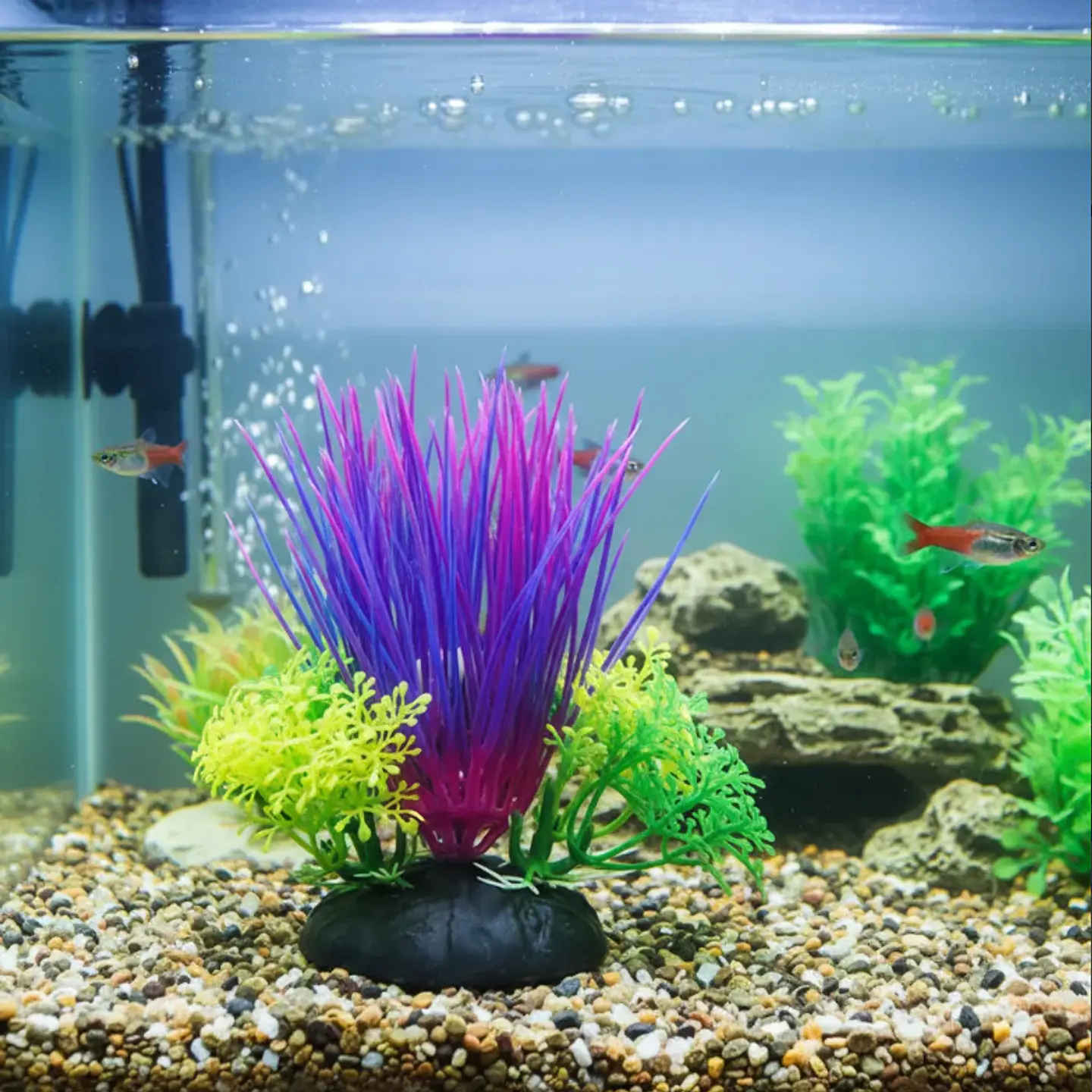 Planta Ácuatica Artfial para Decoración Acuario  7