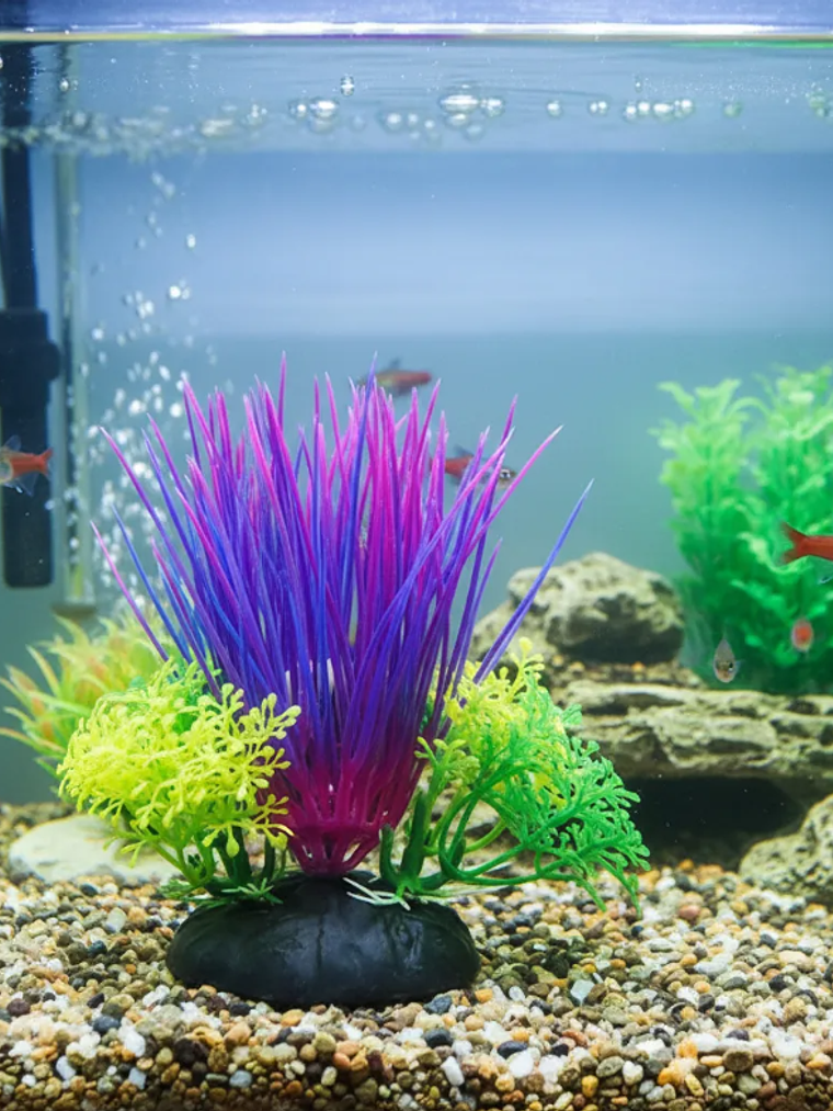 Planta Ácuatica Artfial para Decoración Acuario  7