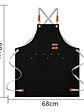 Delantal Pechera de Lona con Correas  - Miniatura 3