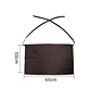 Delantal Pechera Corta De Cintura Garzón Con Bolsillos - Miniatura 2