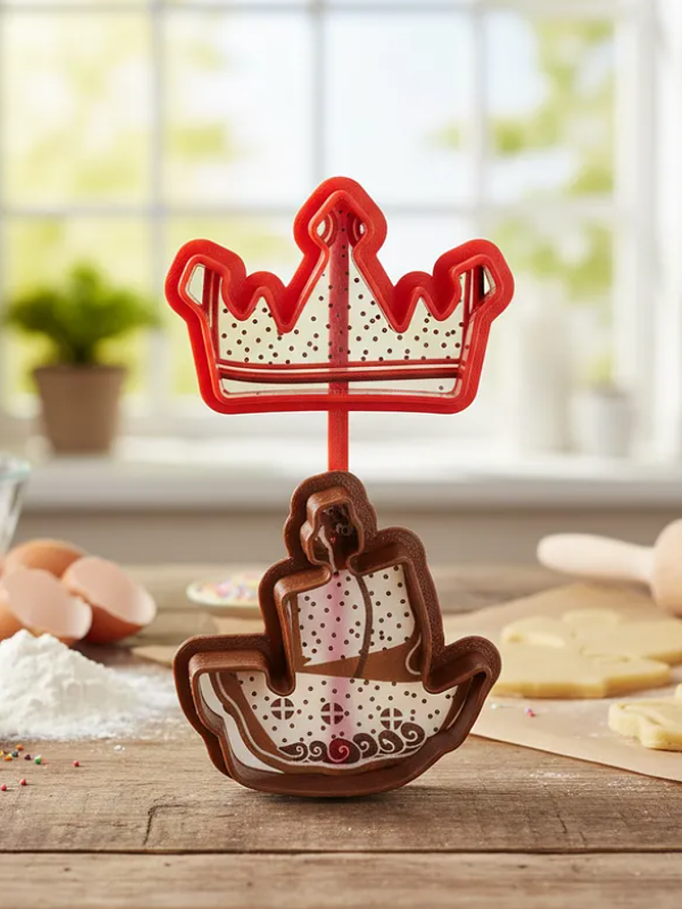 cortador de galletas, molde de corona 1