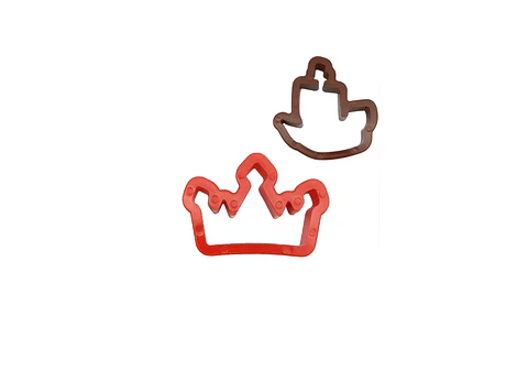 cortador de galletas, molde de corona
