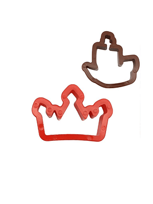 cortador de galletas, molde de corona