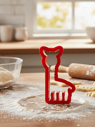 cortador de galletas, molde de jirafa y leon  