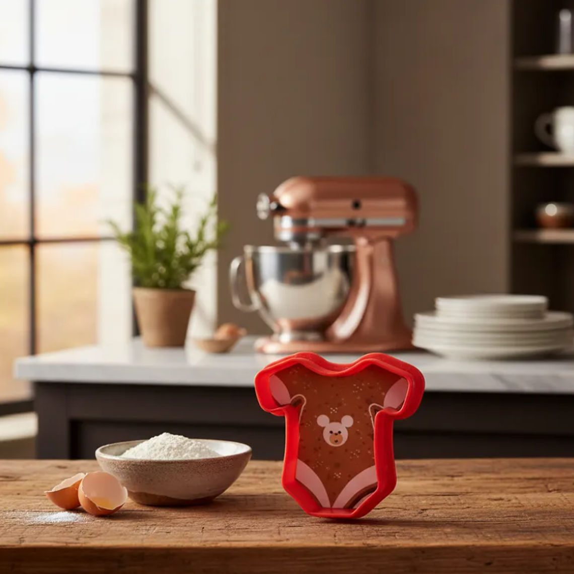 cortador de galletas, molde ropa de bebe  1