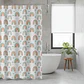 cortina de baño con diseño de arcoíris  180X180CM - Miniatura 1