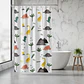 cortina de baño con diseño de dinosaurios 180X180CM - Miniatura 1