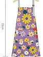 Delantal Cocina Impermeable Flores Ajustable Bolsillo - Miniatura 3