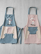 Delantal de cocina con diseño conejito y bolsillo - Miniatura 6